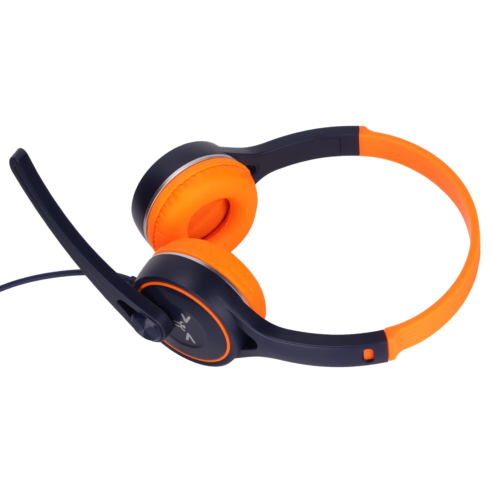 **Kids Headphones with Microphone - Comfortable, Breathable & Noise Reducing Wired Headset for Children, 3.5mm Jack for Smartphones, Laptops, Tablets - Perfect for Online Classes, Gaming & Travel**