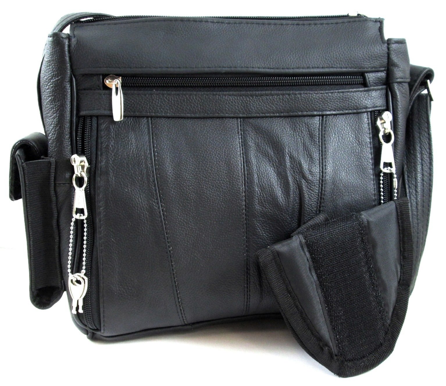 Genuine Leather Concealed Carry Purse with Adjustable Buckle - Stylish & Secure Handbag for Women's Everyday Carry (EDC) & Outdoor Activities