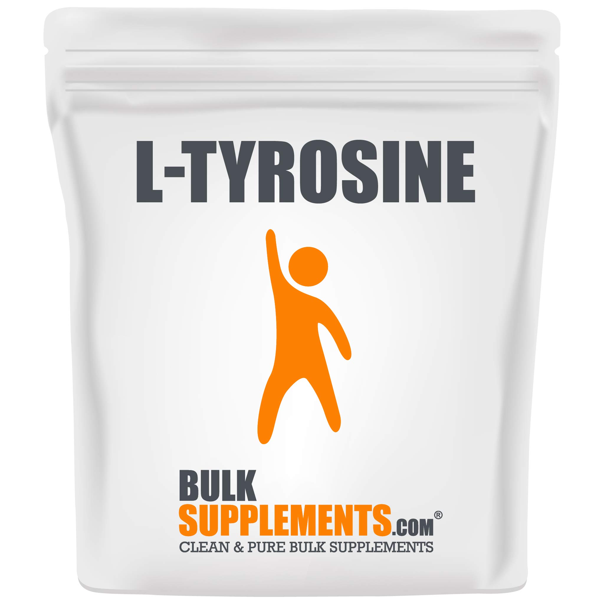 BulkSupplements.com L-Tyrosine Powder 500mg - Premium Brain Focus & Energy Supplement for Cognitive Flexibility & Mental Clarity (1kg/2.2lb) - Ideal for Studying, Work Performance & Stress Relief