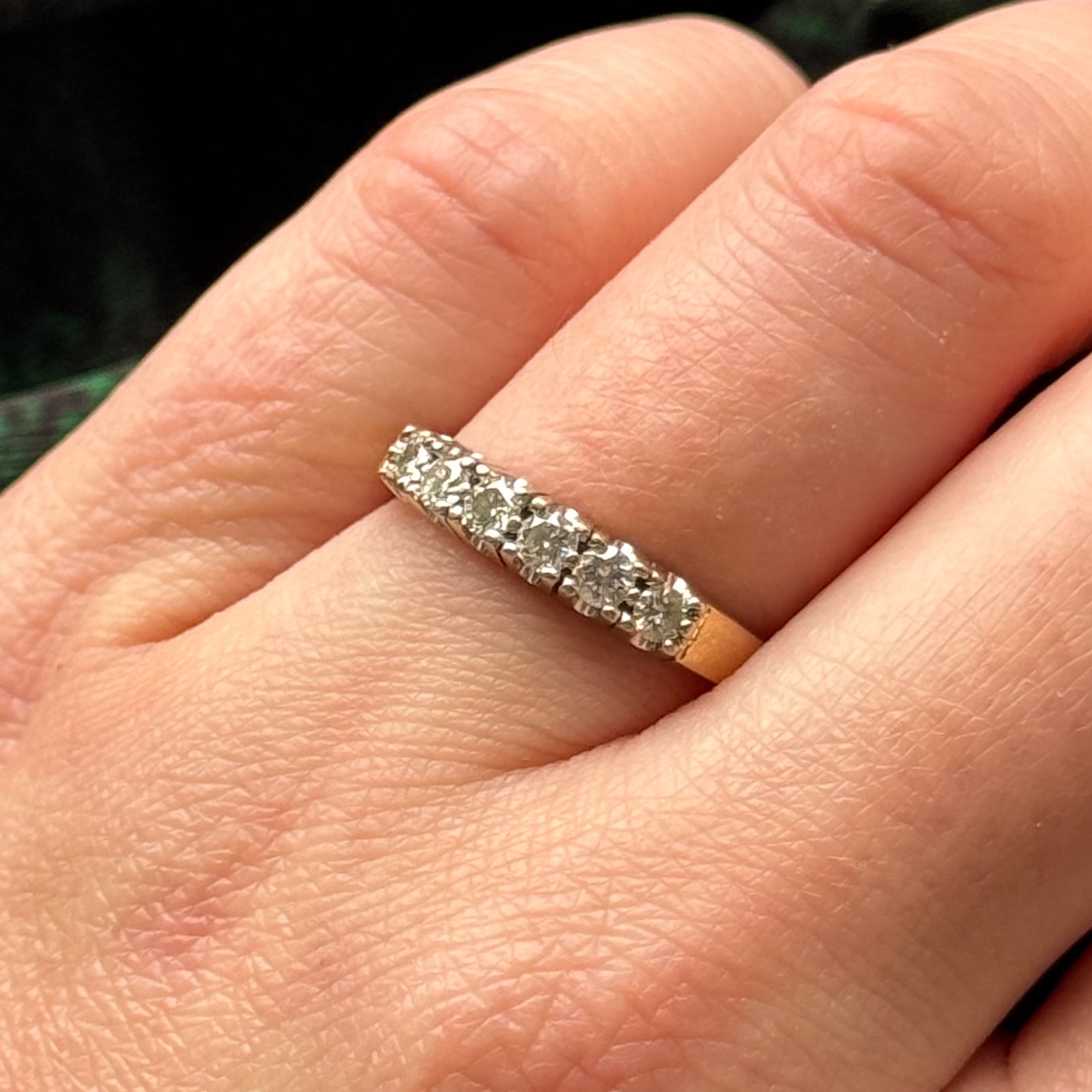 Birks Pavé Set Diamond Ring - 0.50 Carat Total Weight (CTW) | Size 7.5 | Elegant Wedding Band, Anniversary Gift & Engagement Ring for Women