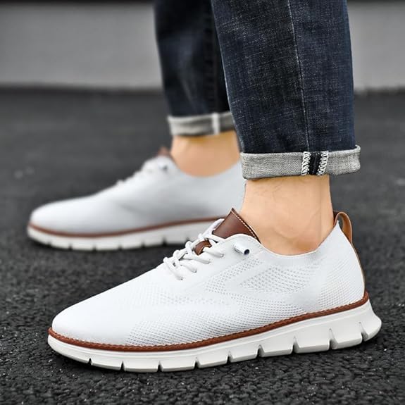 Breeze Men's Comfortable Orthopedic Shoes - Ultra Lightweight Urban Walking Shoes for Men | Perfect for Daily Wear, Work & Travel