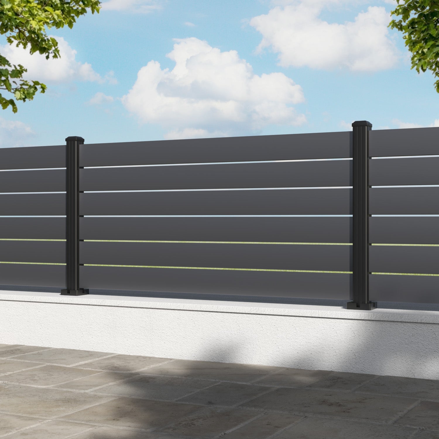Durable Avalon Aluminum Fence Panel with Matching Posts - Perfect for Backyard Privacy, Pool Safety & Garden Protection