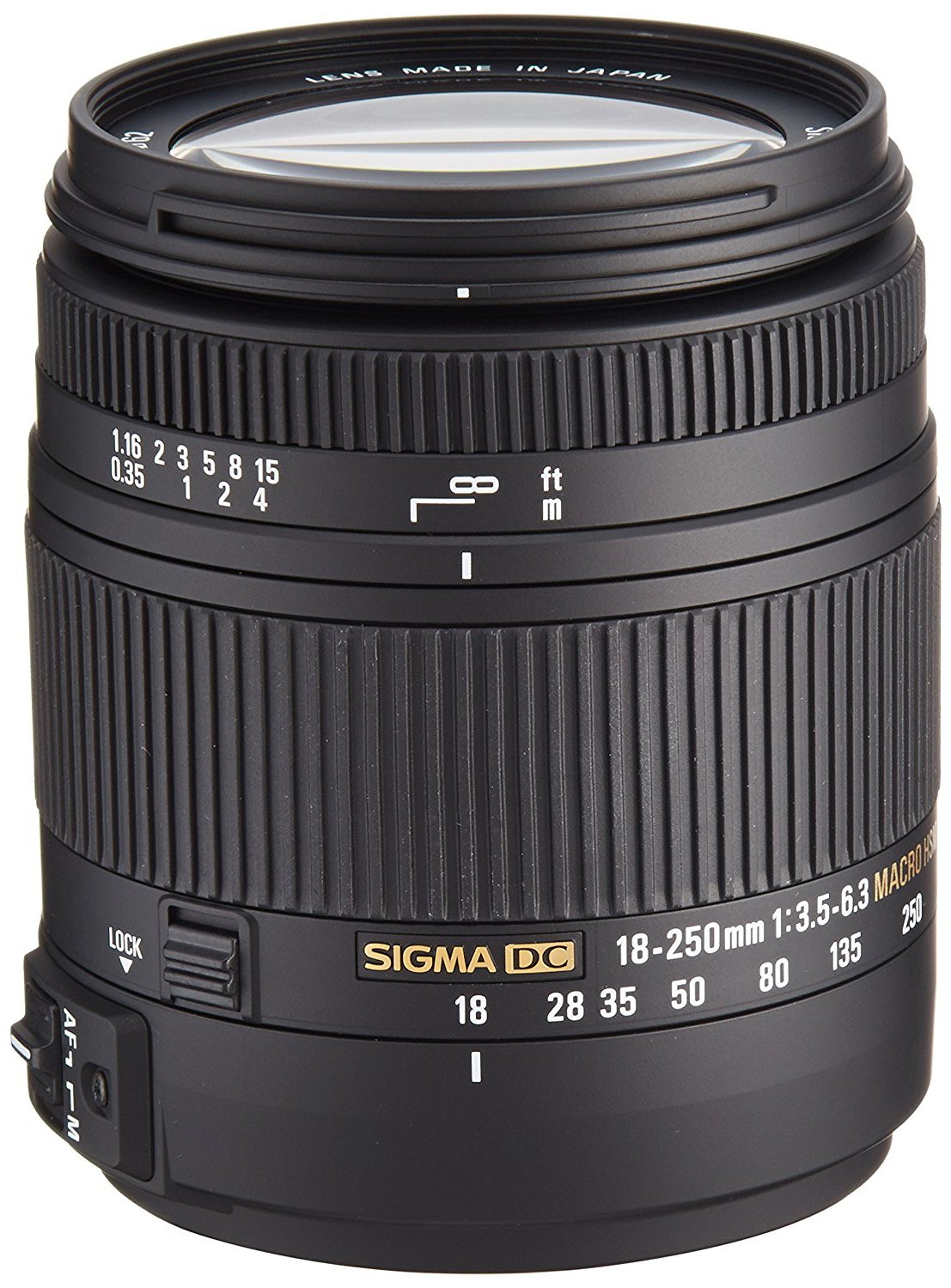 Sigma 18-250mm f/3.5-6.3 DC Macro OS HSM Lens for Canon EF Mount (883101) - Renewed - Perfect for Travel, Wildlife & Portrait Photography
