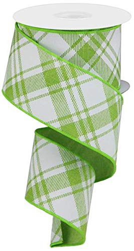 Lime Green, White