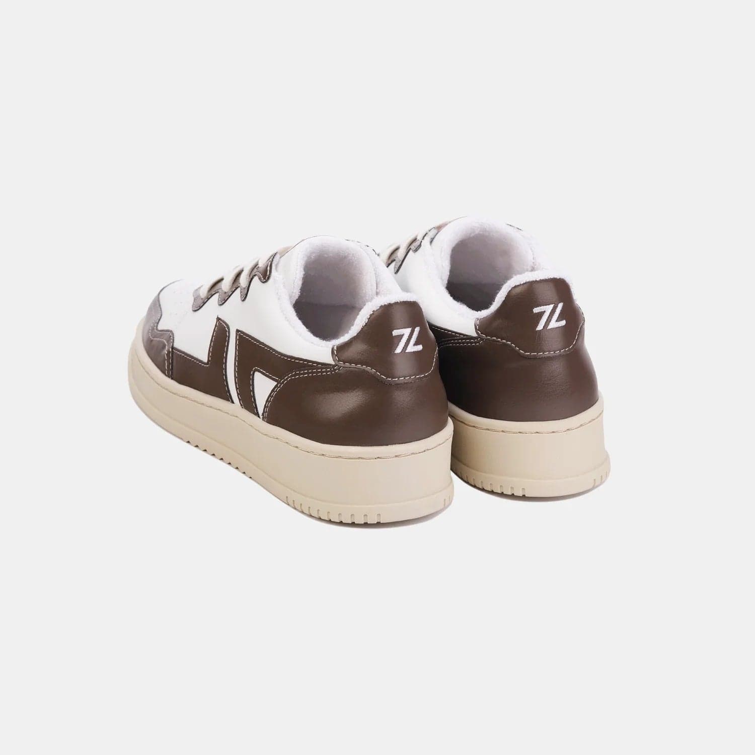 Eco-Friendly Unisex Recycled Vegan Olive Leather Sneakers - Brown | Sustainable Fashion for Casual Wear & Everyday Comfort