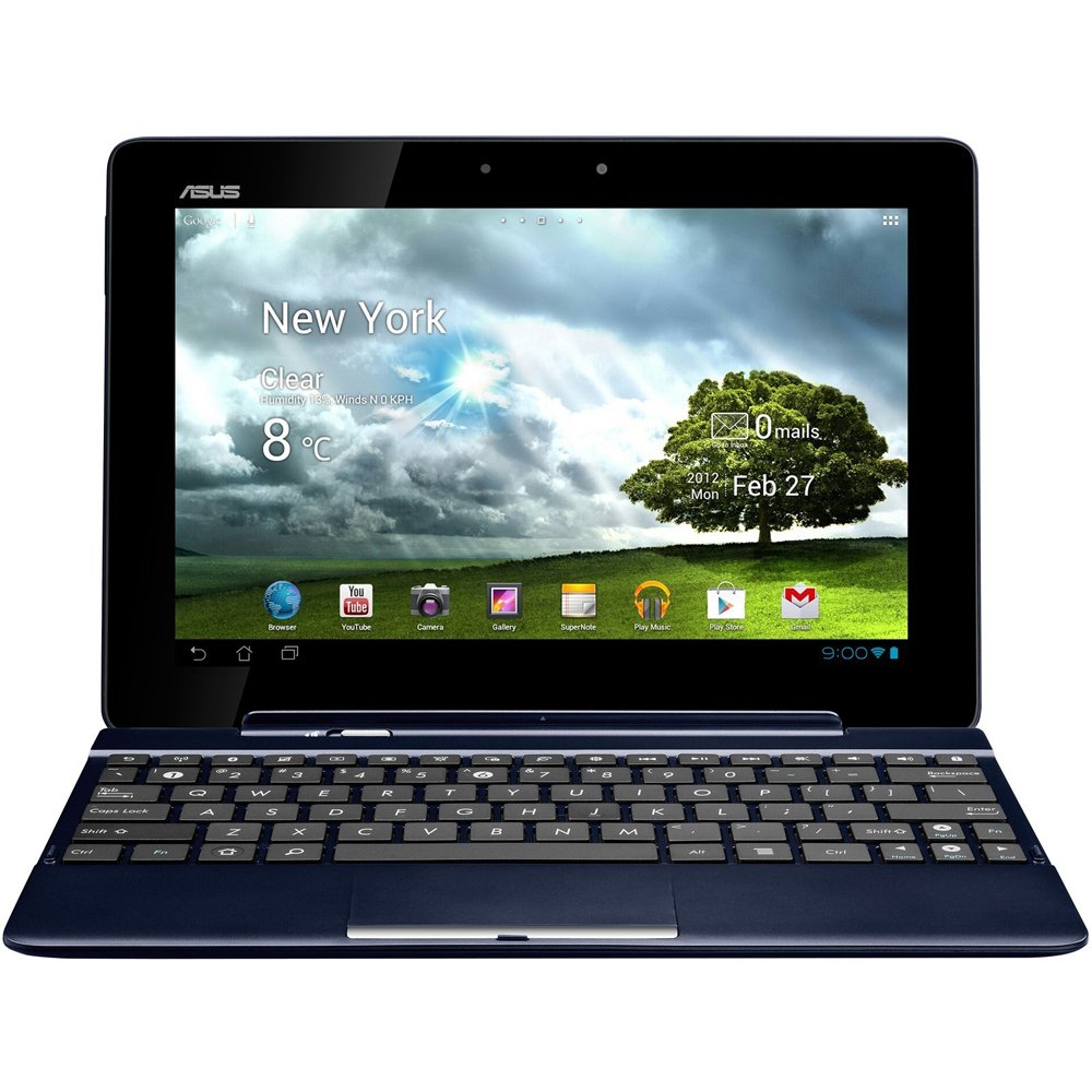 ASUS Transformer Pad TF300T Mobile Dock - Blue | Detachable Keyboard for ASUS Tablet | Perfect for Work, Travel & Home Use