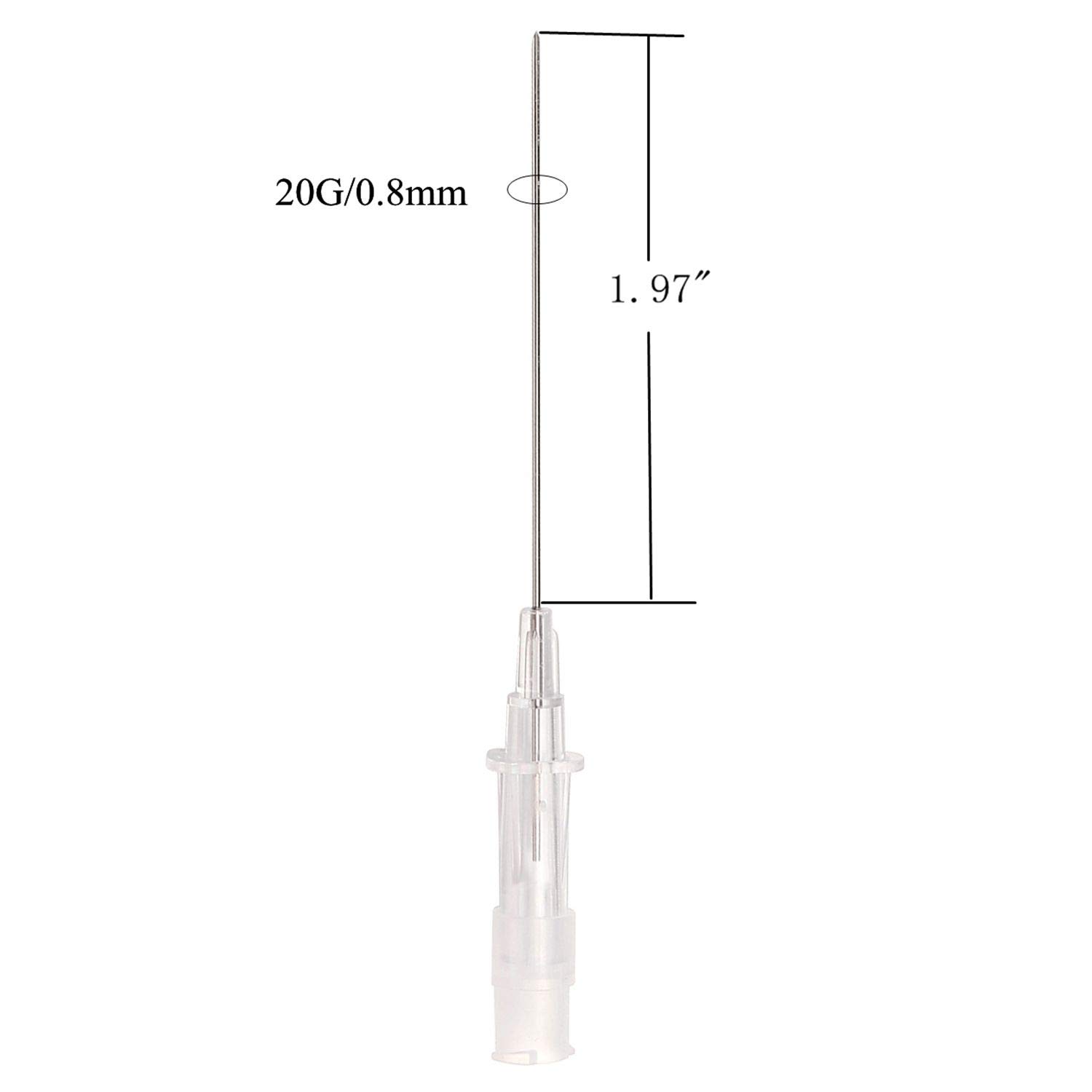 20G Piercing Needles Kit - 10PCS IV Catheter Needles for Professional Ear & Nose Piercing, Tattoo Supplies & Medical IV Start Kits - Perfect for Body Art Studios, Tattoo Parlors & Medical Clinics