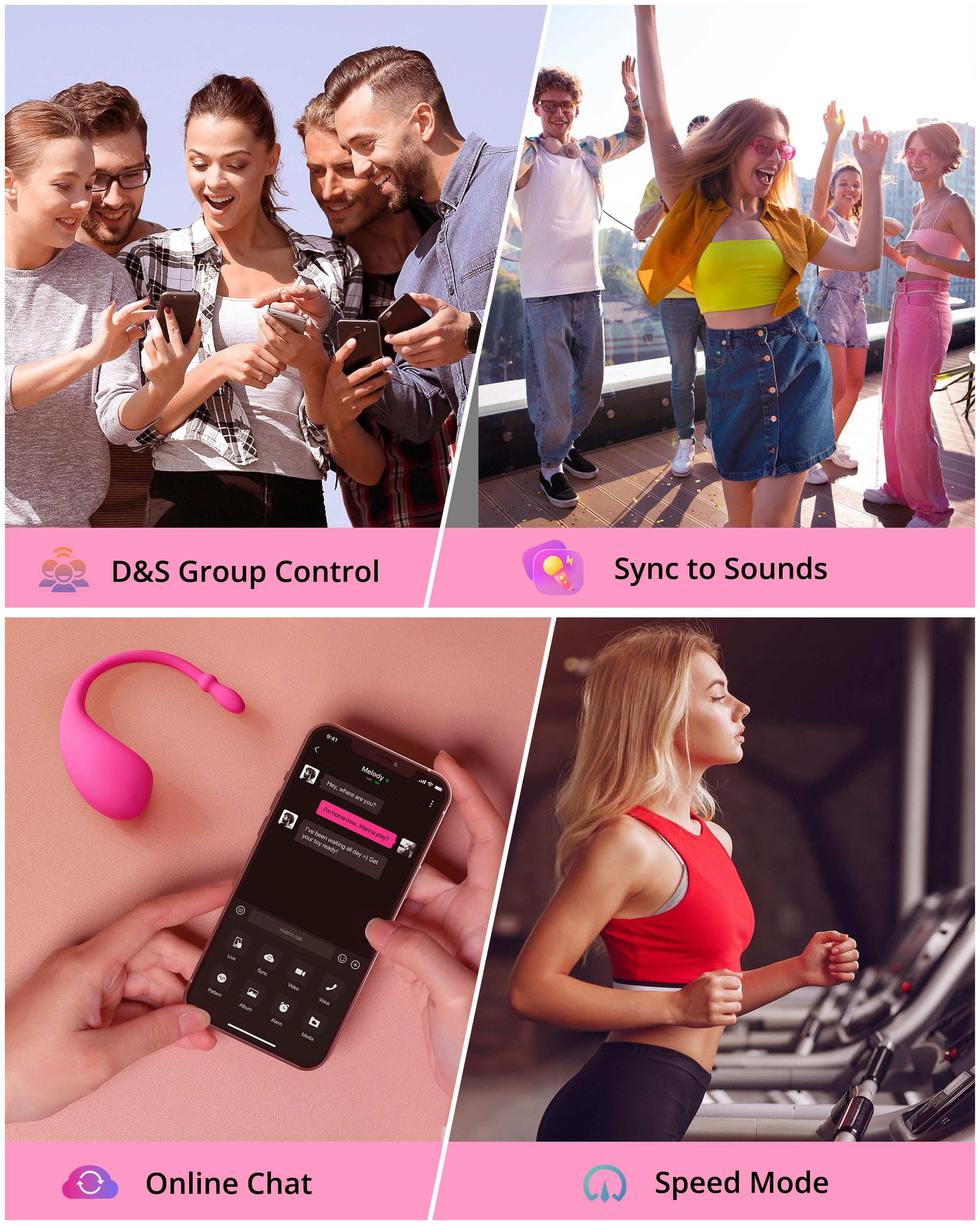 LOVENSE Lush G-Spot Vibrator with Remote Control - Bluetooth App Controlled Egg Vibrator for Women - Wireless Rechargeable Adult Toy for Couples Long Distance Play - Perfect for Romantic Nights & Solo Pleasure