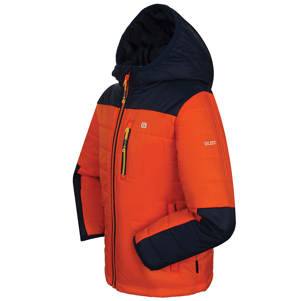 Boys' Gusti Canyon Puffer Jacket - Warm Winter Coat for Kids, Water-Resistant Outdoor Jacket for Hiking, Skiing & Cold Weather Activities
