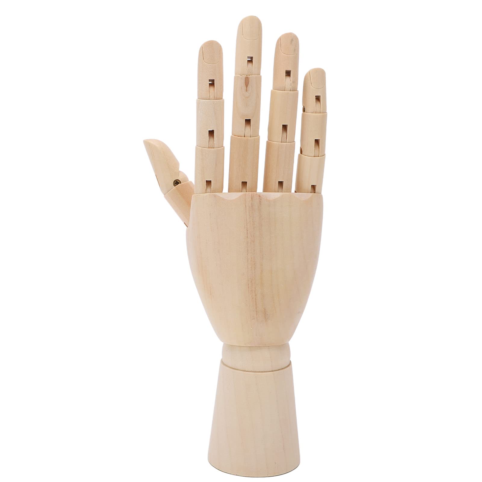 Professional Wooden Hand Model with Rotating Joints - Photography Props, Cartoon Drawing Aid, Home & Office Decoration - Perfect for Artists, Photographers, and Interior Designers