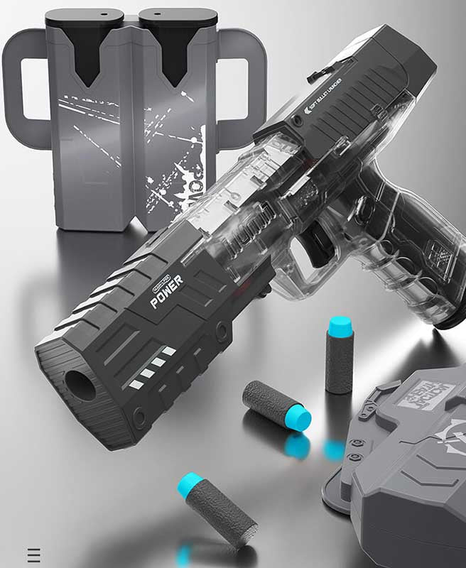Lehui LP55 Dart Blaster Toy - High Performance Foam Dart Gun for Kids & Adults - Outdoor & Indoor Nerf Battle Games, Birthday Party Favors, Backyard Target Shooting Fun