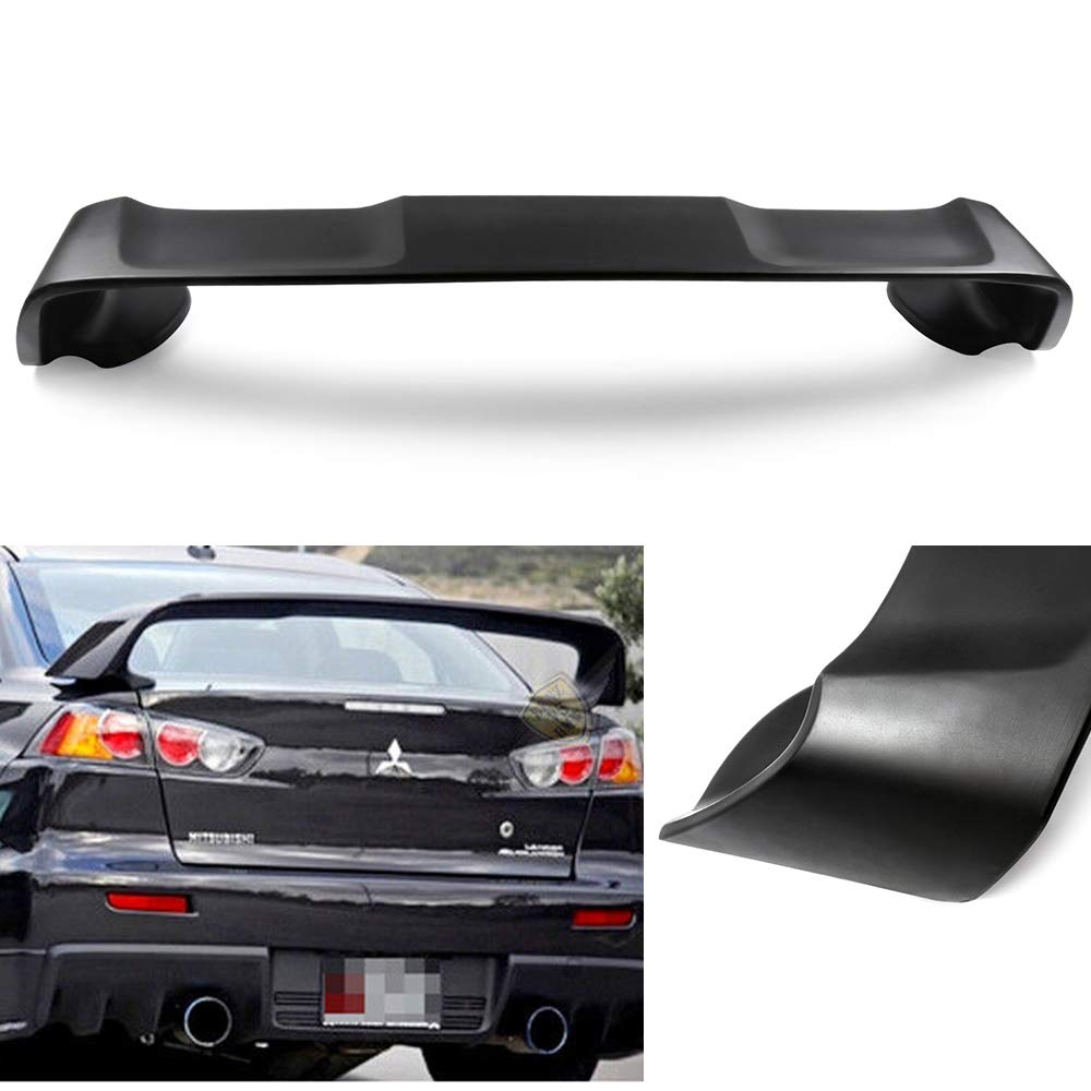 OCPTY ABS Rear Spoiler Wing Compatible with 2008-2017 Mitsubishi Lancer - Easy Self-Adhesive Installation for Enhanced Aerodynamics & Sporty Look | Perfect for Car Enthusiasts & Street Racing Upgrades