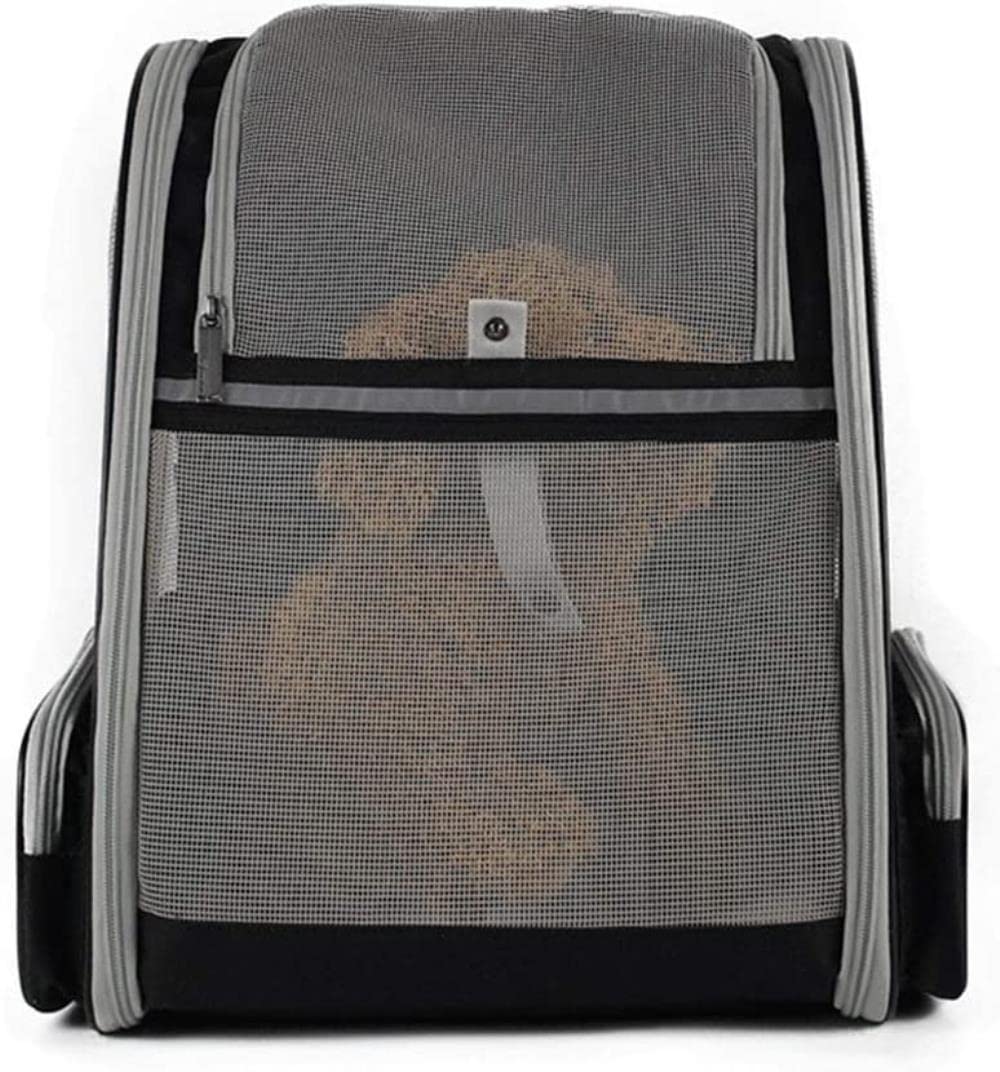 Breathable Mesh Pet Carrier Backpack for Small & Medium Dogs & Cats - Portable Travel Bag for Puppies & Kittens - Perfect for Summer Outings, Hiking, and Airplane Travel