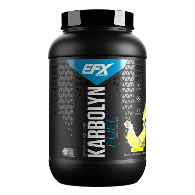 EFX Sports Karbolyn Energy Powder - Lemon Ice Flavor 1950g (4.3 lbs) | Fast-Acting Carb Supplement for Workout Recovery & Endurance | Pre-Workout & Post-Workout Fuel for Athletes & Bodybuilders