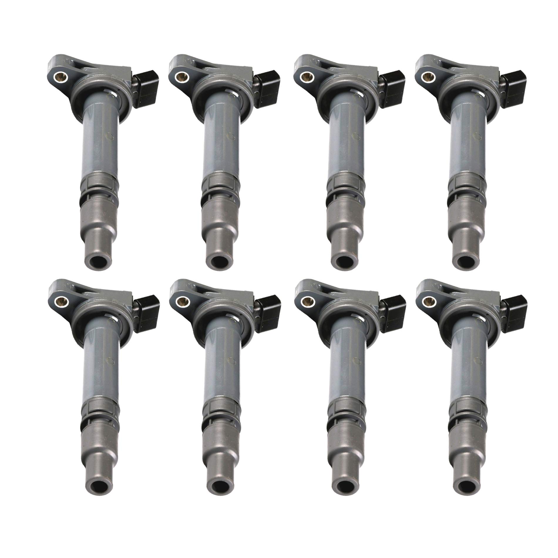 ADVANCE IGNITION UF507 Ignition Coil Set - Compatible with Lexus Toyota GS300 GS350 GS450h GS460 IS250 IS350 LS460 LS600h Sequoia Tundra Land Cruiser (2006-2010 Models, 2.5L 3.0L 3.5L 4.6L 5.7L Engines) - High Performance Replacement Part for Smoother Engine Start & Better Fuel Efficiency