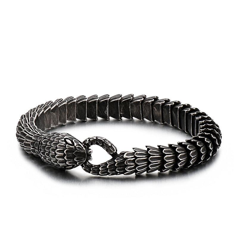 Stylish Stainless Steel Snake Bracelet for Women - Trendy Jewelry Gift for Parties, Dating & Everyday Wear