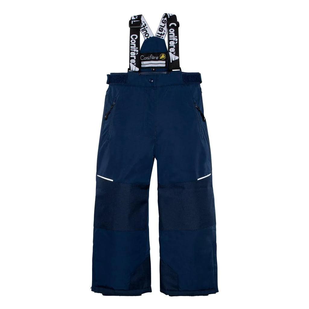 Conifere Billow Charm Girls Snowsuit Set - Waterproof Winter Snowsuit for Toddler Girls (Ages 2-4) | Navy Blue | Outdoor Snow Play & Skiing Outfit