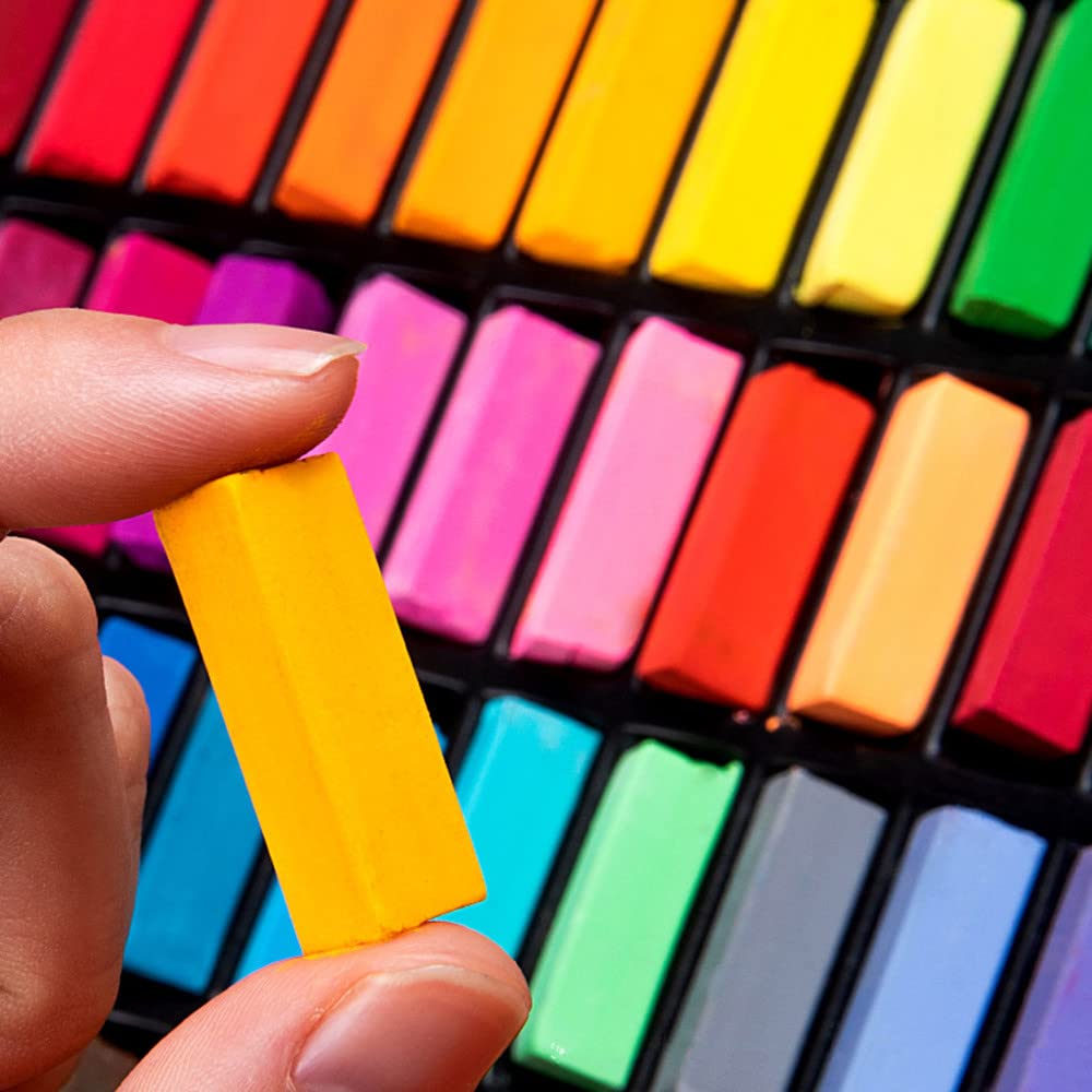 24 Colors Rainbow Face & Body Paint Stick Kit - Washable Halloween Hair Paint, LGBT Pride Body Art, Cosplay Makeup for Halloween, Birthday Parties & Pride Events