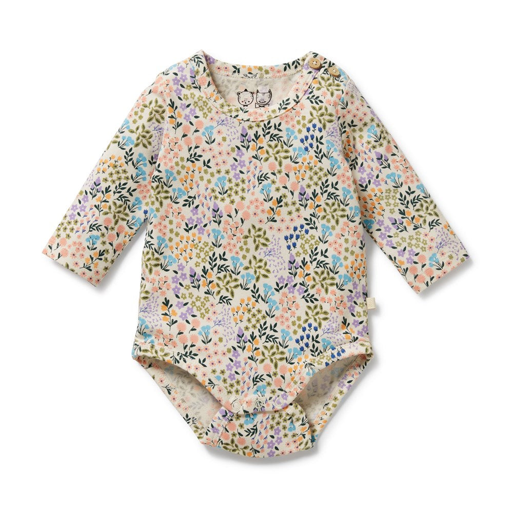 Organic Baby Bodysuit - Soft & Breathable Tiny Bloom Onesie for Newborns & Infants | Perfect for Everyday Wear, Playtime & Photo Shoots