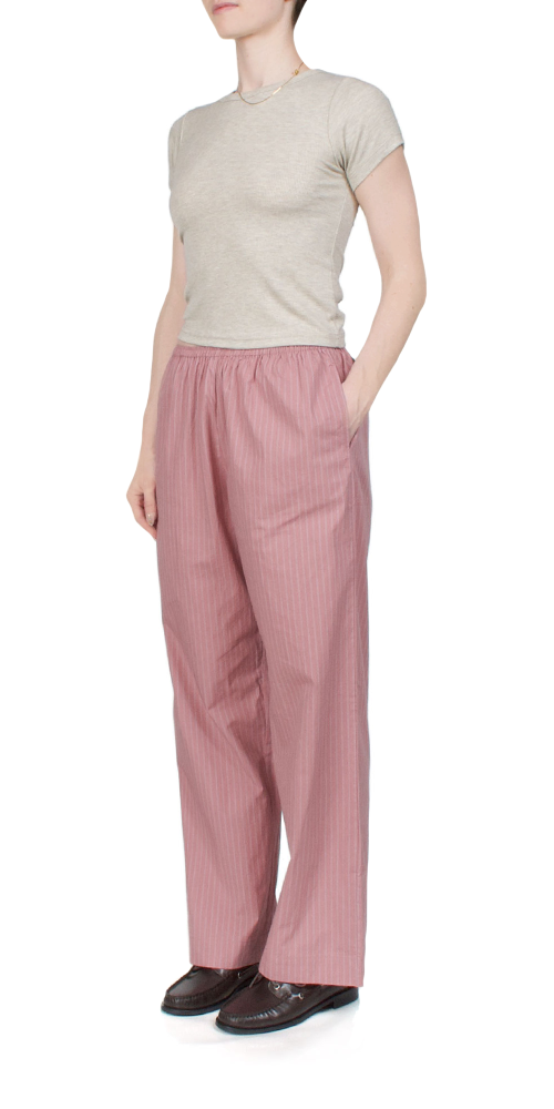 Ease Trouser Salt Stripe - Comfortable Striped Pants for Women | Perfect for Casual Wear, Office & Travel