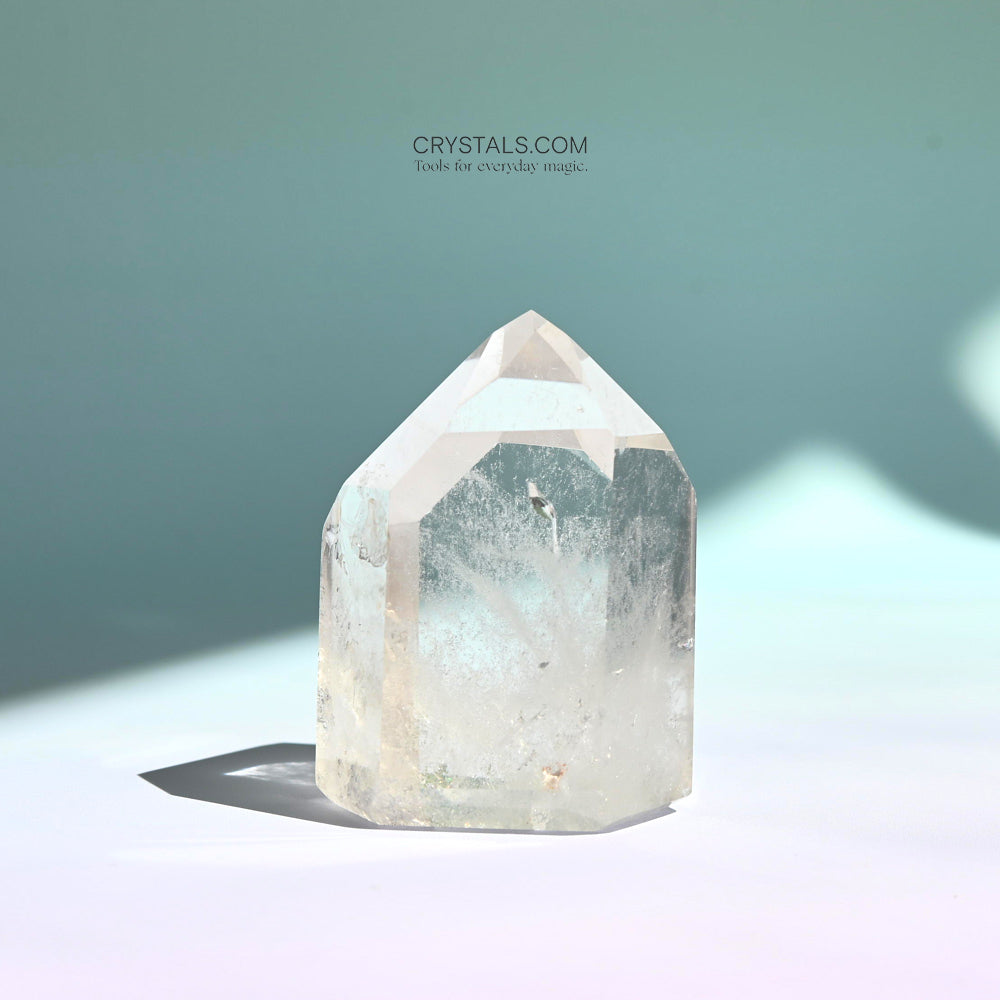 Natural Clear Quartz Crystal Point - Healing Stone for Meditation, Energy Cleansing & Chakra Balancing | Perfect for Home Decor, Yoga & Spiritual Practices