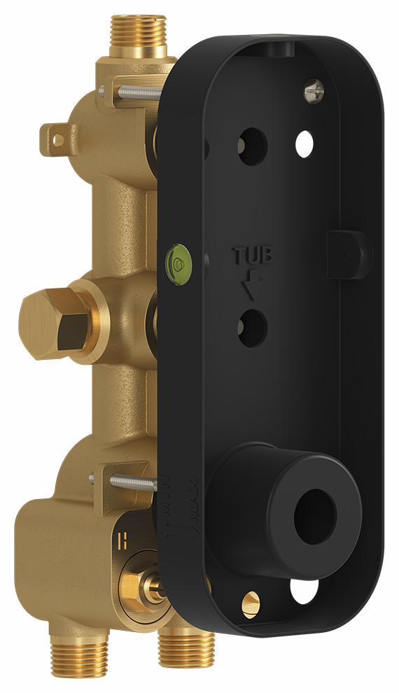2 Way 1/2'' Rough Push Buttons Thermostatic Valve 106833 Kalia - Brass Shower Mixer Valve for Bathroom & Kitchen Faucet, Perfect for Home Plumbing and Water Control Systems