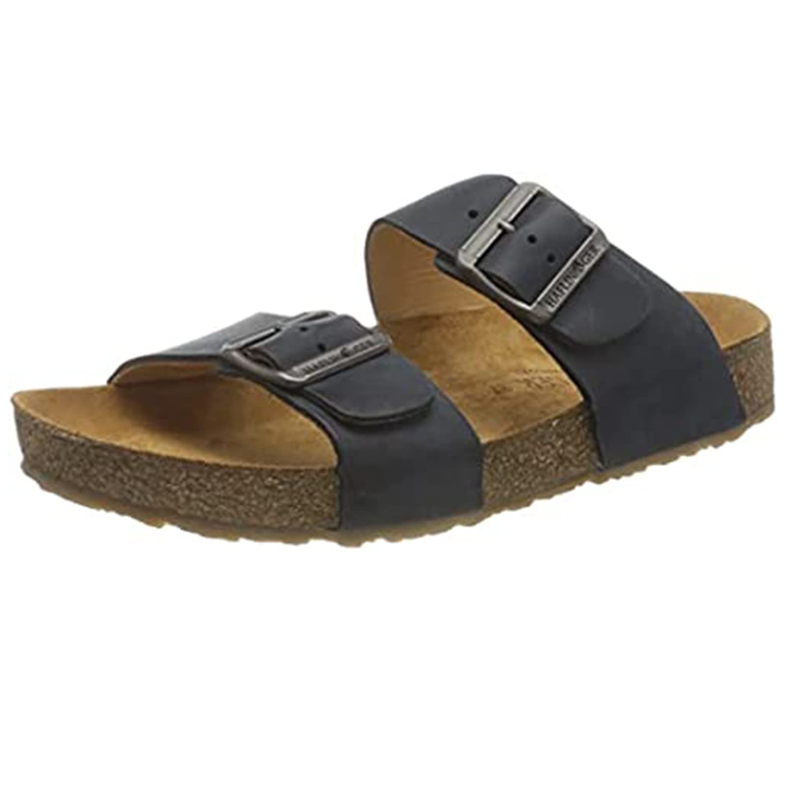 HAFLINGER Andrea Unlined Comfort Sandals for Women - Soft Wool Felt Footbed, Arch Support, Slip-On Design - Perfect for Home, Office & Casual Wear