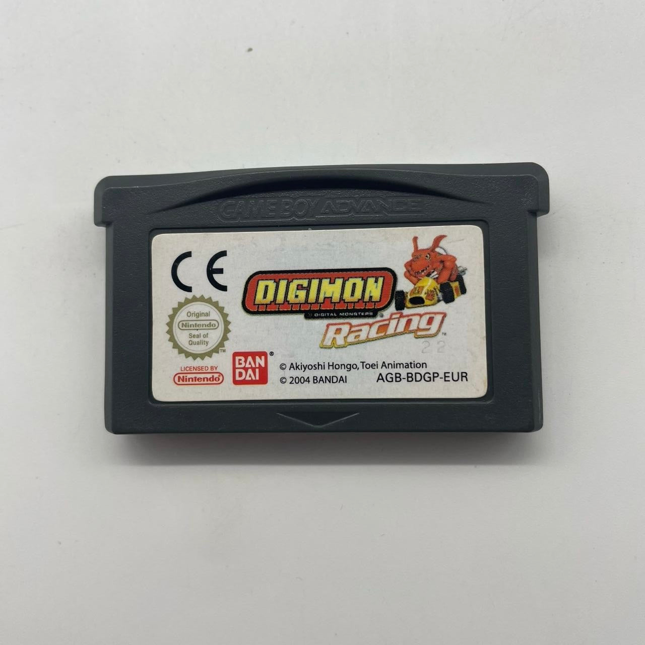 Original Digimon Racing Game Cartridge for Nintendo Gameboy Advance (GBA) - Classic Anime Adventure Game for Kids & Collectors - Perfect for Retro Gaming & Gift Giving