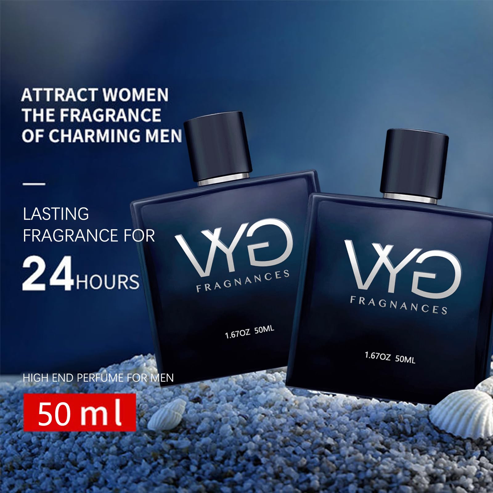 Premium VYG Cologne for Men - Pheromone & Seductra Date Edition Perfume | Long Lasting Fragrance to Attract Women | Perfect for Dating, Night Out & Special Occasions (1 Bottle)