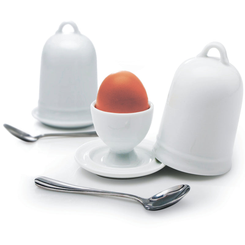 BIA Egg Cup Set - Elegant Breakfast Egg Holders for Soft Boiled Eggs | Perfect for French Toast, Brunch, and Morning Tea Time