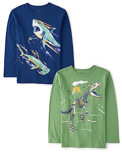 Sharks/Dino Skeleton 2-pack