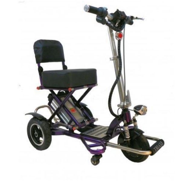 Enhance Mobility Triaxe Sport T3045 3 Wheel Mobility Scooter for Adults - Lightweight & Portable Electric Scooter for Seniors, Travel, Shopping, and Outdoor Activities