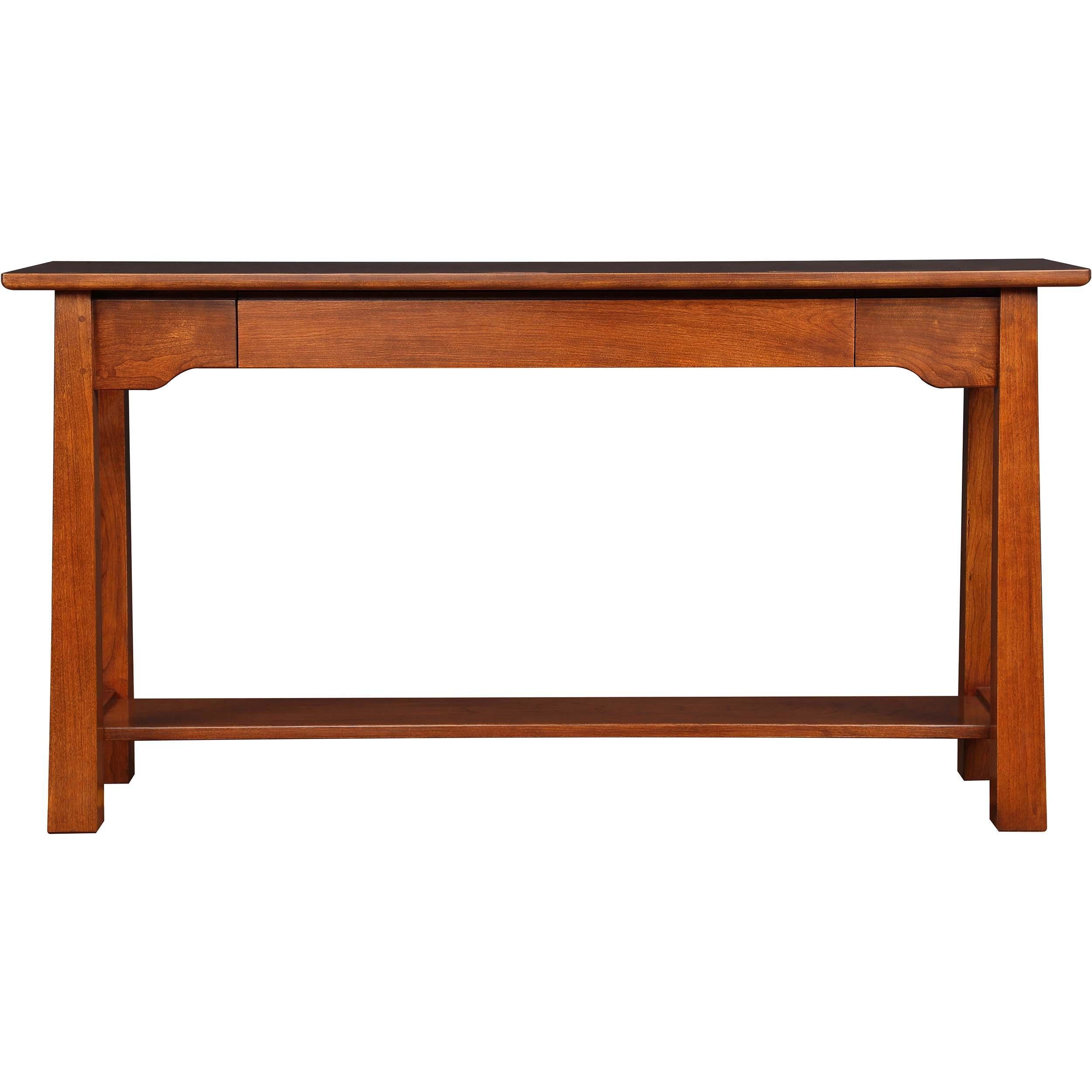Park Slope Console Table - Elegant Entryway Sofa Table for Hallway, Living Room & Foyer Decor | Mid-Century Modern Wooden Console with Storage Shelf