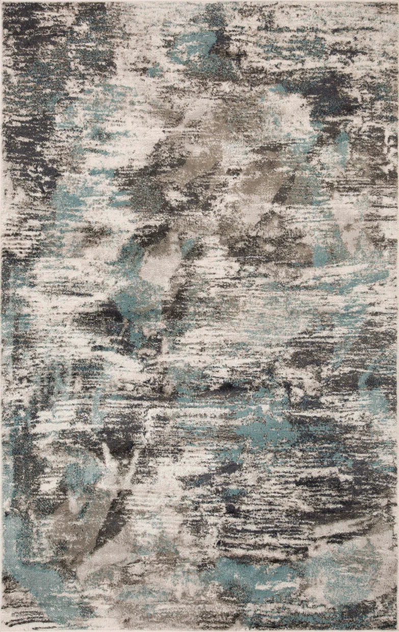 Kahuna Abstract Striped Indoor Area Rug - Soft Modern Bohemian Carpet for Living Room, Bedroom, Nursery - Non-Slip Comfortable Floor Mat for Home Decor