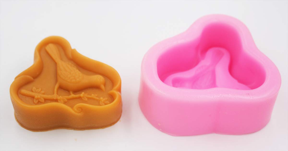 Longzang Bird Silicone Soap Molds for DIY Handmade Crafts - Perfect for Bath Bombs, Candle Making & Home Decor Gifts