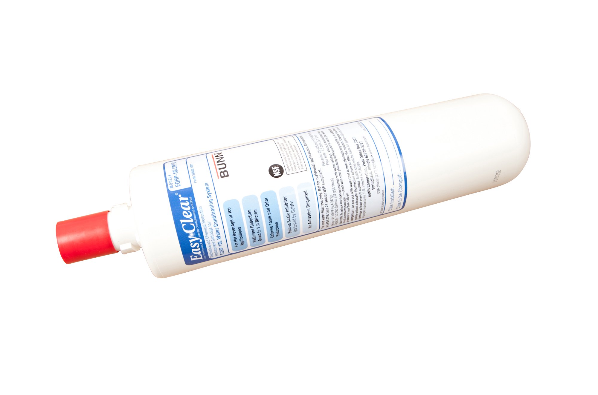 BUNN 39000.1001 Replacement Water Filter Cartridge for Coffee Makers - Compatible with BUNN Commercial Brewers | Perfect for Restaurants, Offices & Coffee Shops