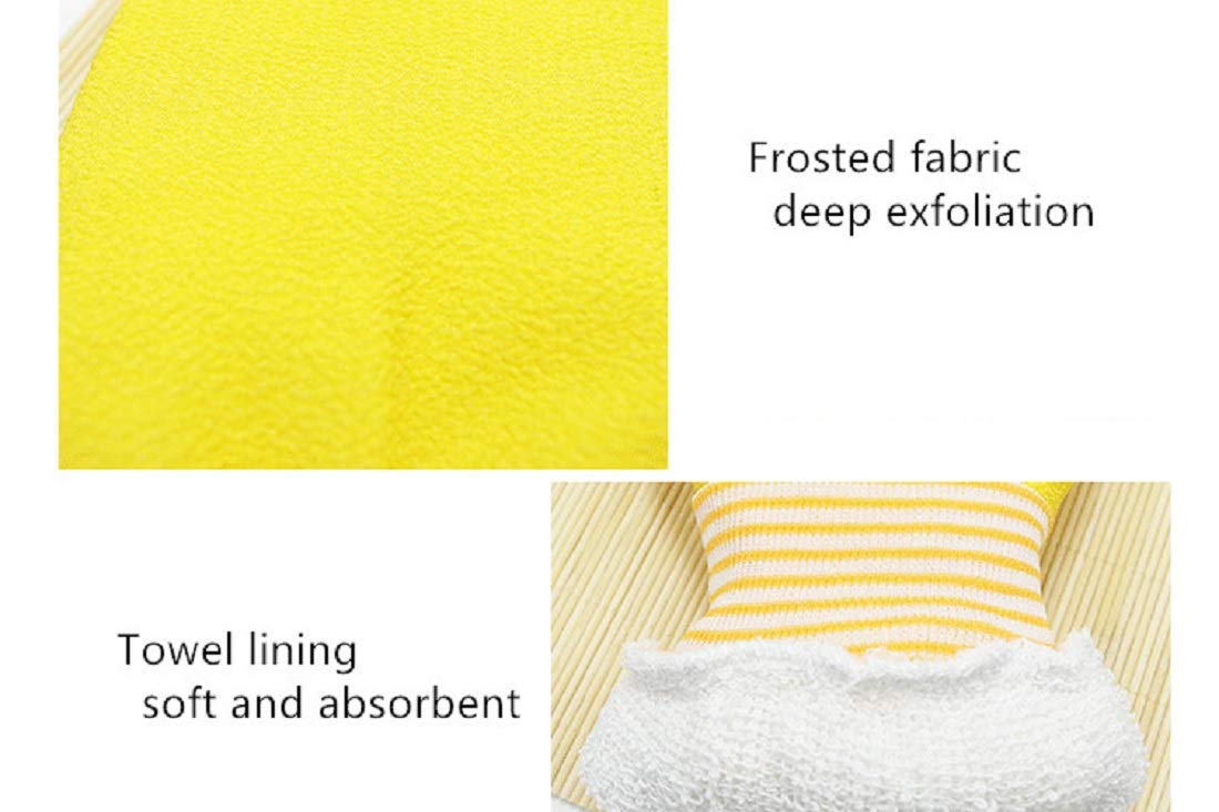 Exfoliating Body Scrub Glove - Double Sided Shower Mitt for Smooth Skin