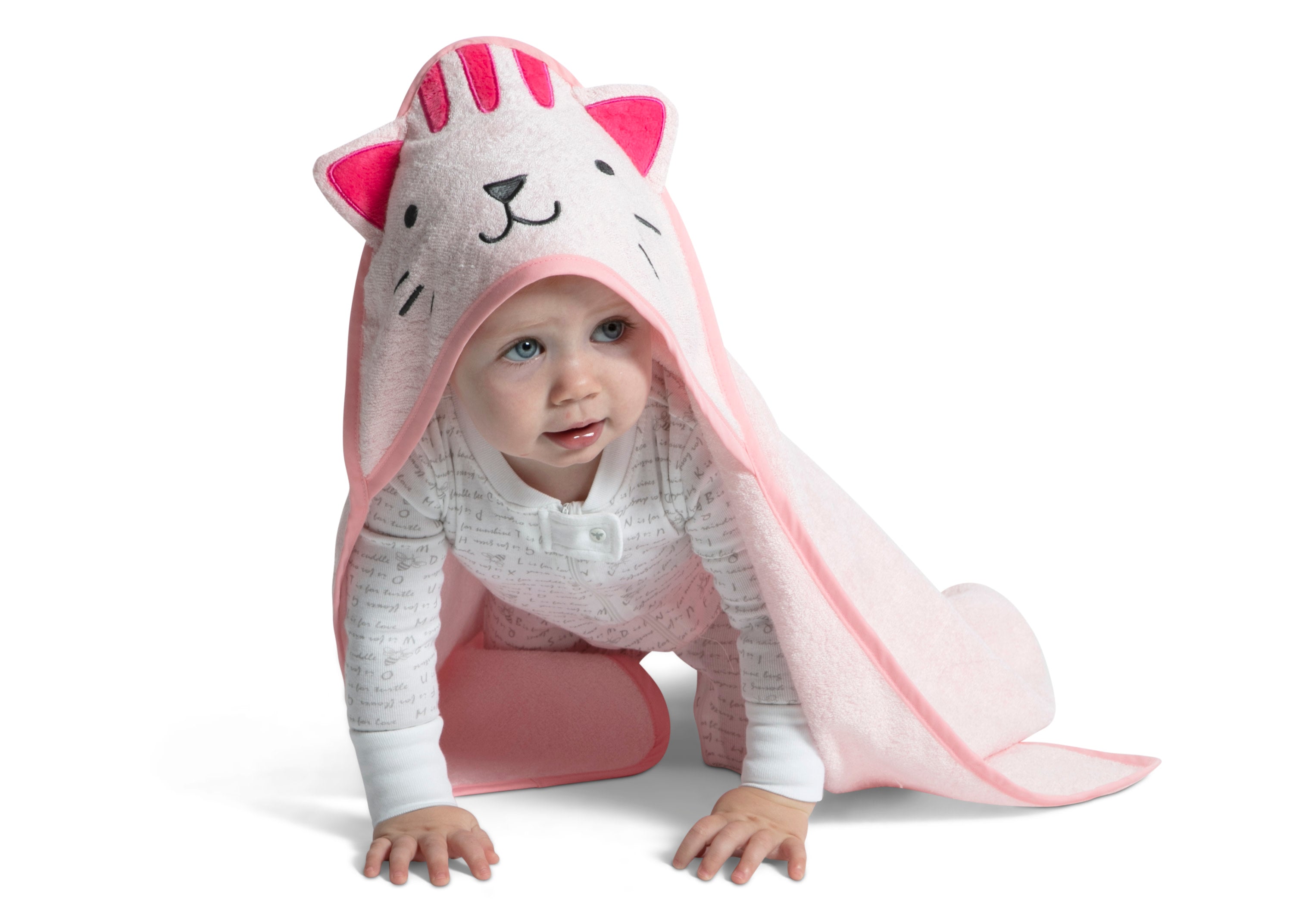 Soft Baby Hooded Bath Towel - 100% Cotton Absorbent & Gentle for Newborns - Perfect for Post-Bath Snuggles & Playtime