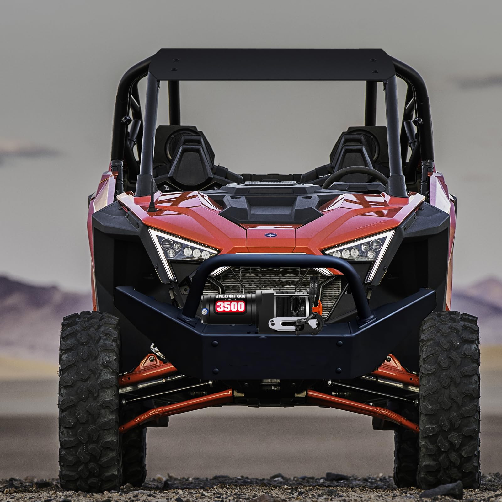 3500lb Electric Winch Kit with Synthetic Rope - Waterproof IP65, Wireless Remote & Mini Rocker Switch - Heavy Duty for ATV, UTV, Trailer Towing, Off-Road Recovery, Boat & Marine Use - Perfect for Outdoor Adventures, Vehicle Recovery & Water Activities
