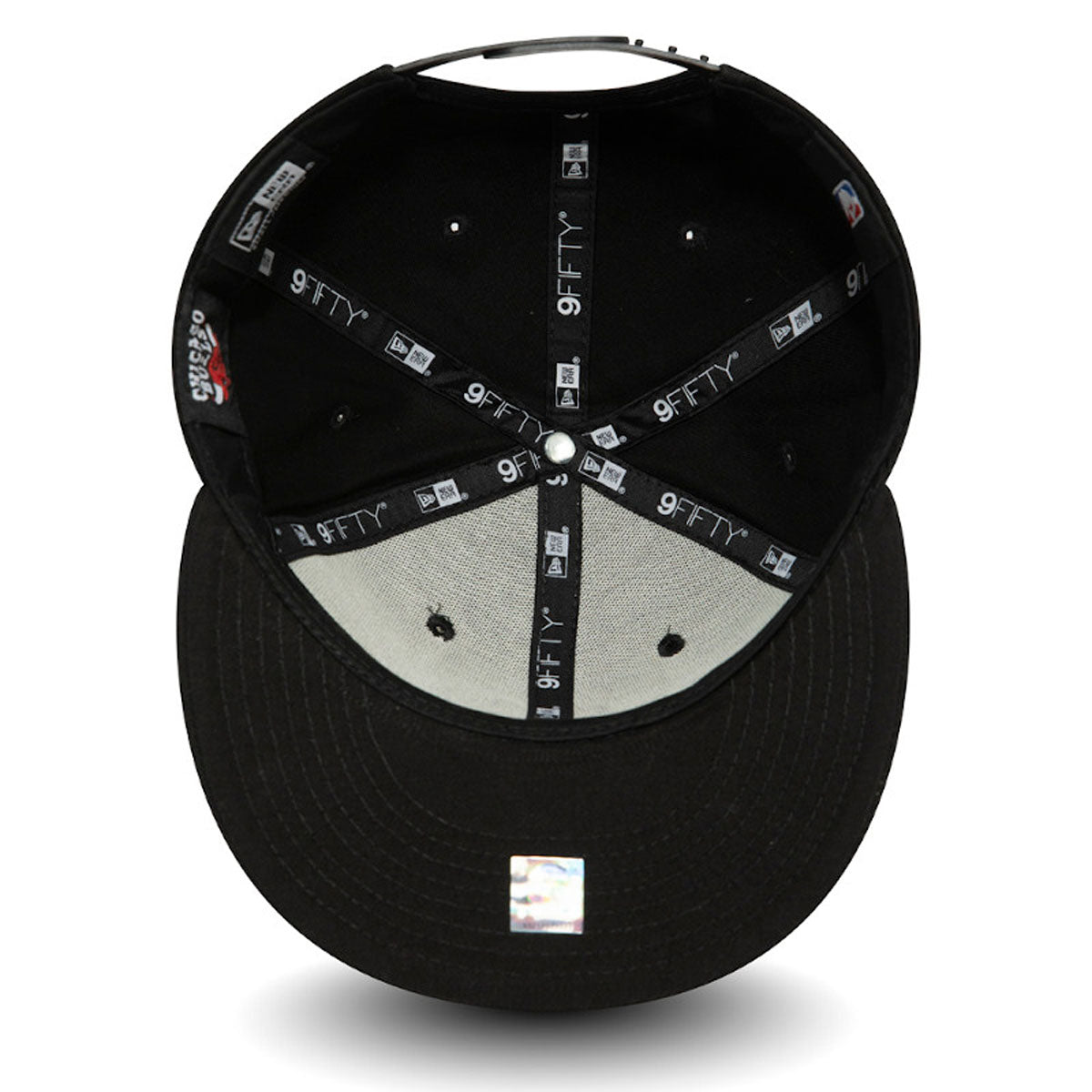 Chicago Bulls New Era 9Fifty NBA Team Black Snapback Hat - Official NBA Licensed Adjustable Baseball Cap for Men & Women - Perfect for Basketball Games, Streetwear Fashion & Sports Fans