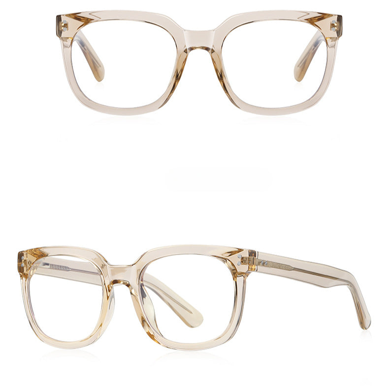 Classic Unisex TR Square Glasses - Lightweight & Durable Eyewear for Men and Women | Perfect for Reading, Driving & Fashion Accessories