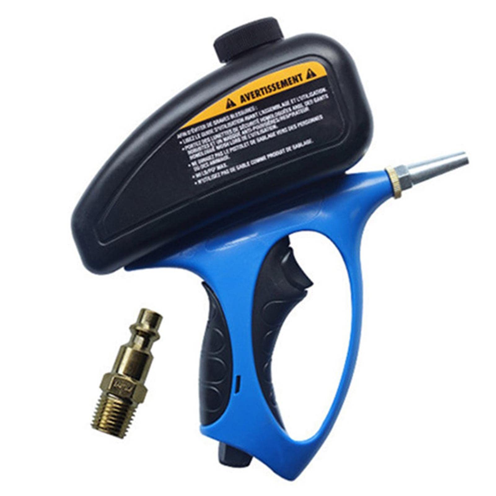 Portable Pneumatic Sandblaster Kit - Rust Removal & Paint Prep Tool for DIY & Auto Repair