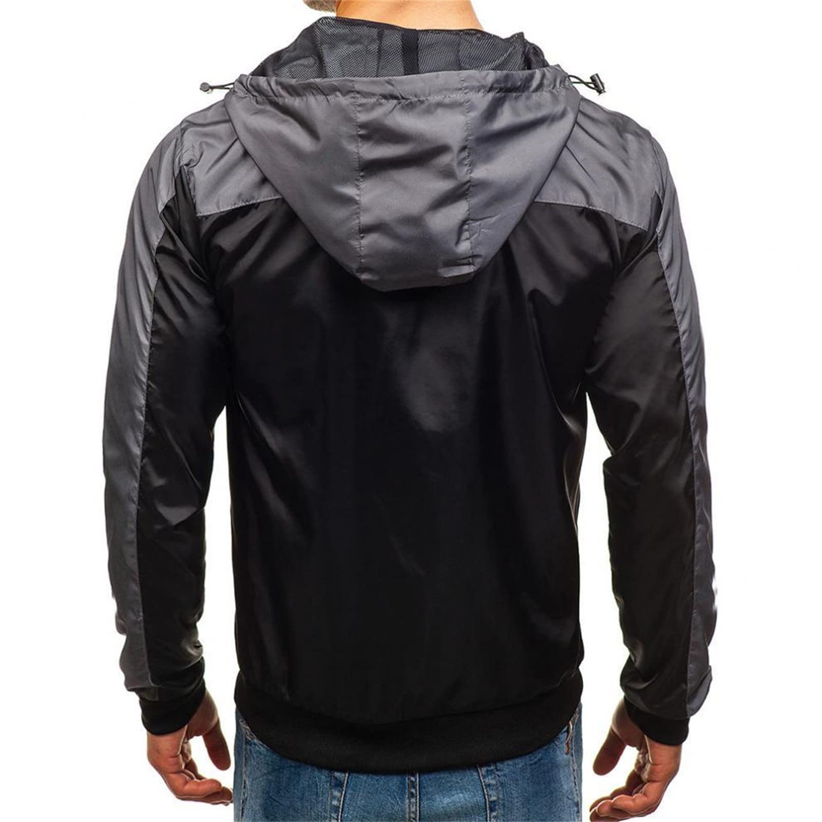 Men's Casual Matching Long-Sleeve Hooded Jacket - Winter & Spring Zippered Coat for Outdoor Activities | Perfect for Hiking, Camping & Daily Wear