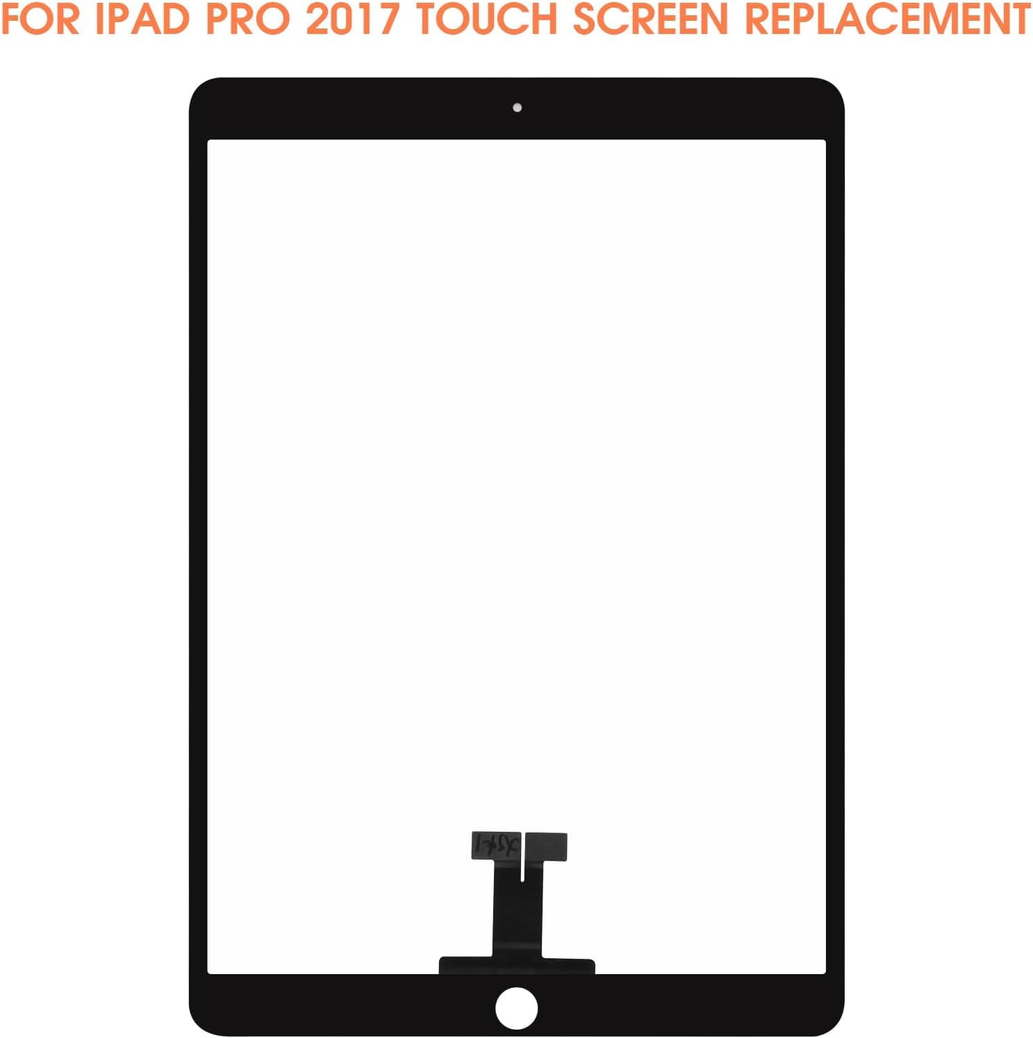 iPad Pro 10.5 (2017) & iPad Air 3 Screen Replacement - Touch Screen Digitizer for iPad A1701 A1709 A2153 A2123 - Black Glass Panel with Repair Tools (No Home Button/No LCD) - Perfect for DIY Repairs & Screen Damage Fixes