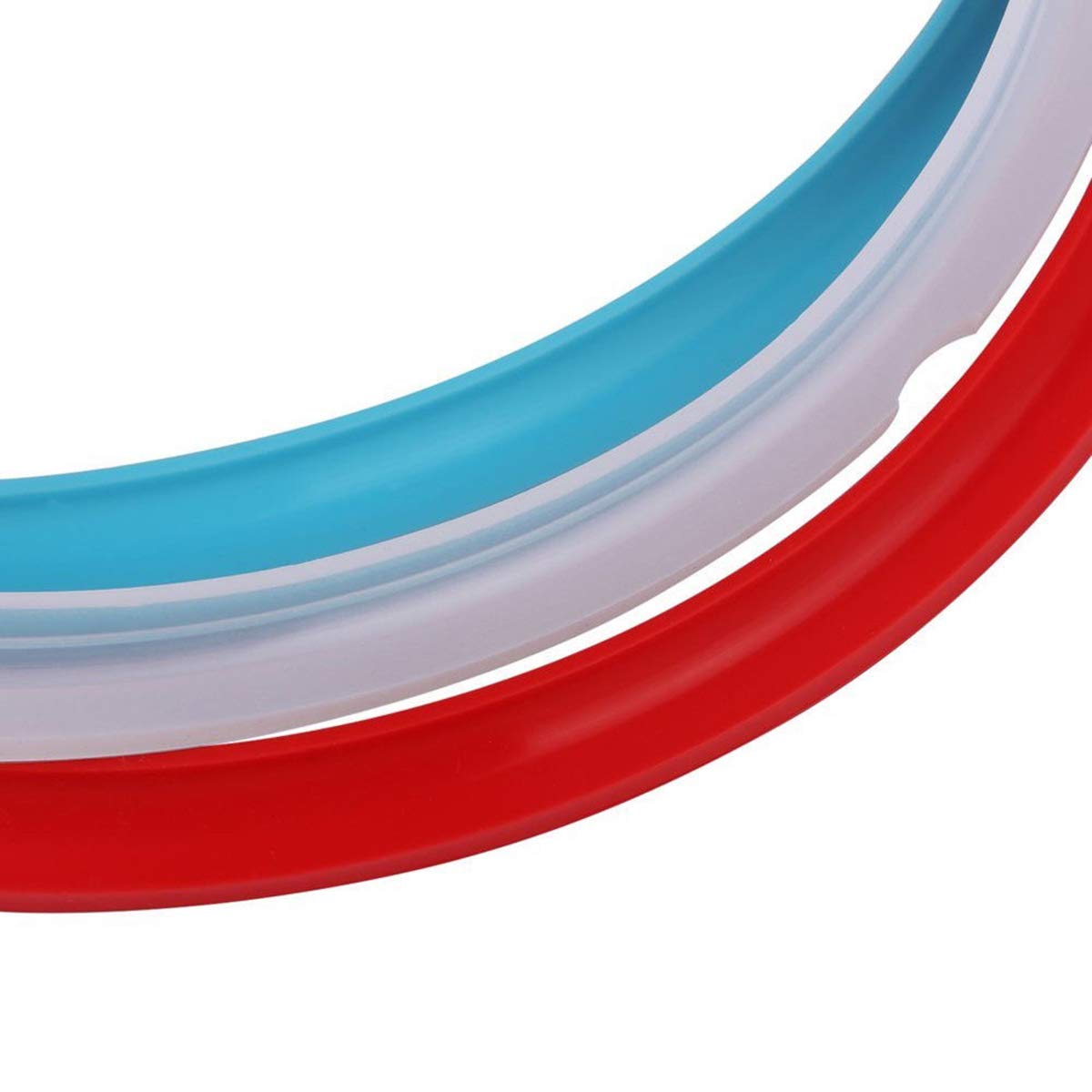3 Pack Blue Silicone Sealing Ring Gasket Replacement for Instant Pot 4Qt - Compatible with IP-DUO60, IP-LUX60, IP-DUO50 Models | Perfect for Pressure Cooking, Meal Prep & Kitchen Safety