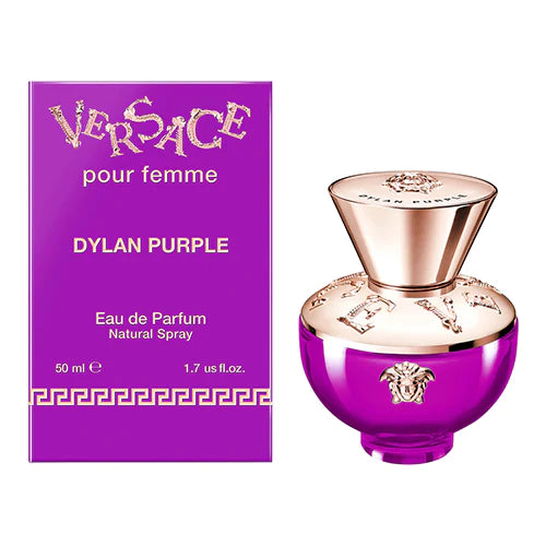 Versace Femme Dylan Purple 50ml Eau de Parfum for Women - Floral Fruity Perfume for Day & Night Wear, Date Nights & Special Occasions