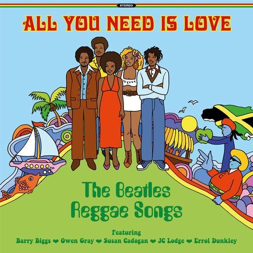 The Beatles Reggae Vinyl LP - All You Need Is Love Tribute Album | Classic Reggae Covers of Beatles Hits | Perfect for Vinyl Collectors & Reggae Fans | Great for Parties, Gifts & Music Lovers