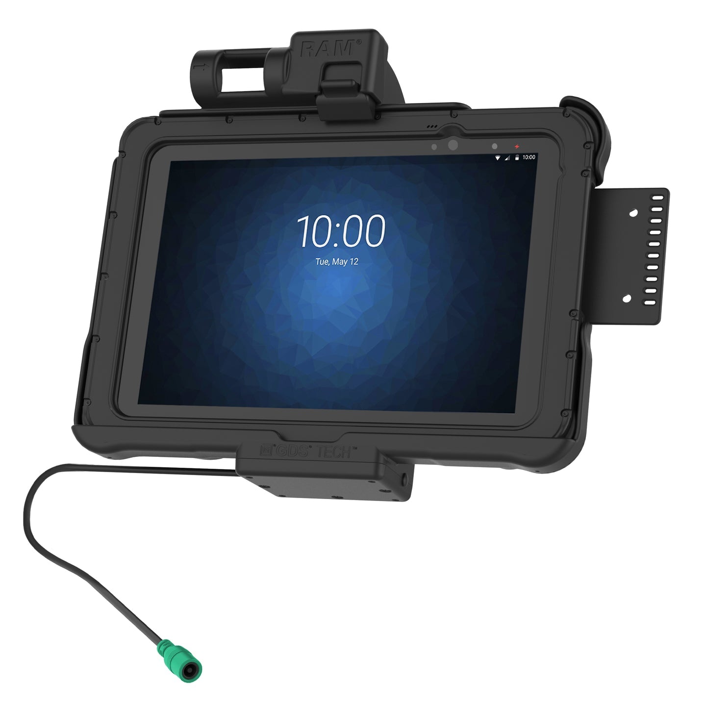 GDS® Powered Dock for Zebra ET5x 10.1 Series (RAM HOL ZE11PU) - Charging Station & Data Sync for Warehouse, Retail & Logistics Use
