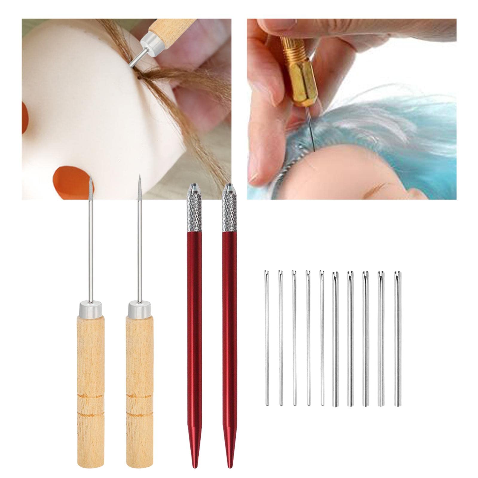 Doll Hair Rooting Tools Kit - DIY Doll Making Supplies for Crafting & Repair