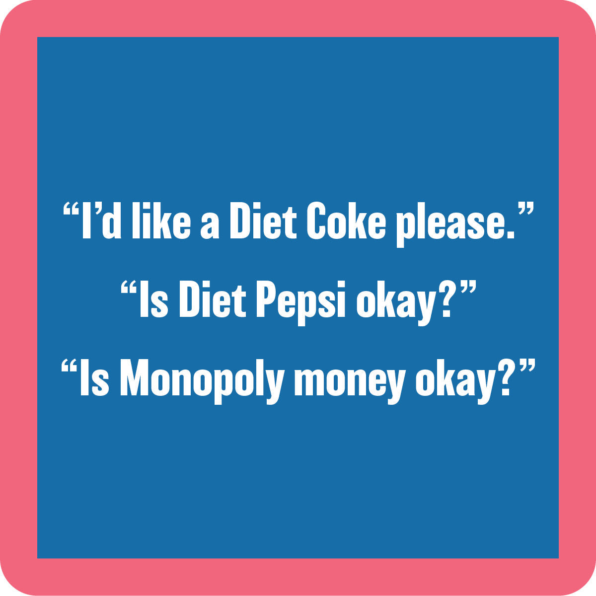 COASTER Diet Coke Can Holder - Insulated Beverage Coaster for Soda, Beer & Cold Drinks - Perfect for Parties, BBQs & Home Use